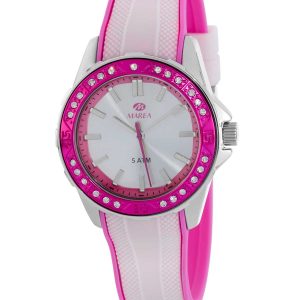 Reloj Rosa y Blanco