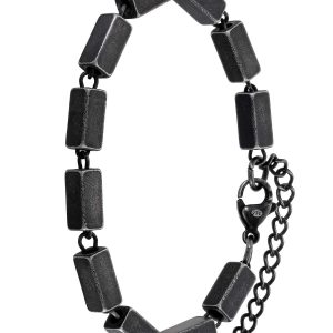 Pulsera de acero negro