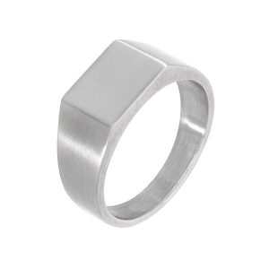Anillo de acero cuadrado